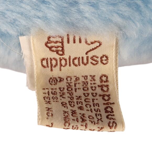 Vintage Applause Blue Bird Parrot Stuffed Animal Plush Red Beak 1981 Tatoo Baby - Picture 10 of 11